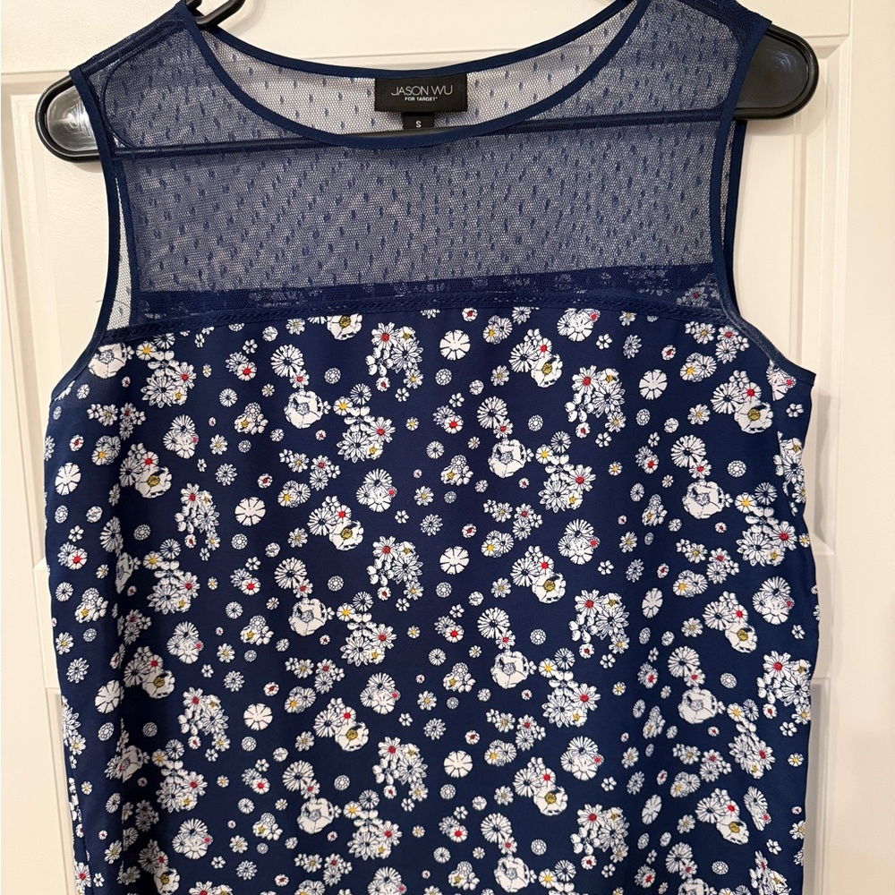 Jason Wu For Target Navy Floral Women's Blouse